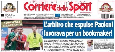 Inca o BOMBA in scandalul meciurilor trucate din Italia: au descoperit un arbitru ANGAJAT de un agent de pariuri!