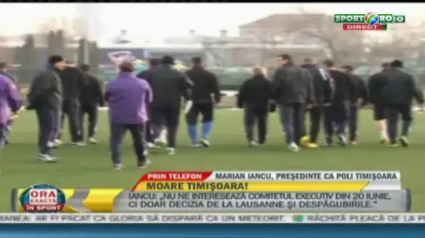 Iancu: "Poli e acum in Liga a III-a! Vom cere despagubiri dupa decizia TAS!"