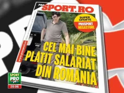 Citeste joi in ProSport: Piturca, cel mai bine platit roman dupa declansarea crizei economice!