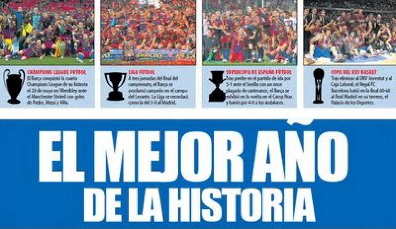 CEL MAI BUN AN din istoria Barcelonei! Cele 15 trofee care transforma Barca in cel mai mare club sportiv din lume!_1