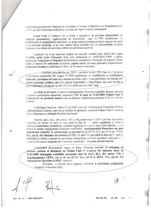 Mititelu nu renunta si acuza Comisia de licentiere de ABUZ! Vezi documentele Craiovei:_2