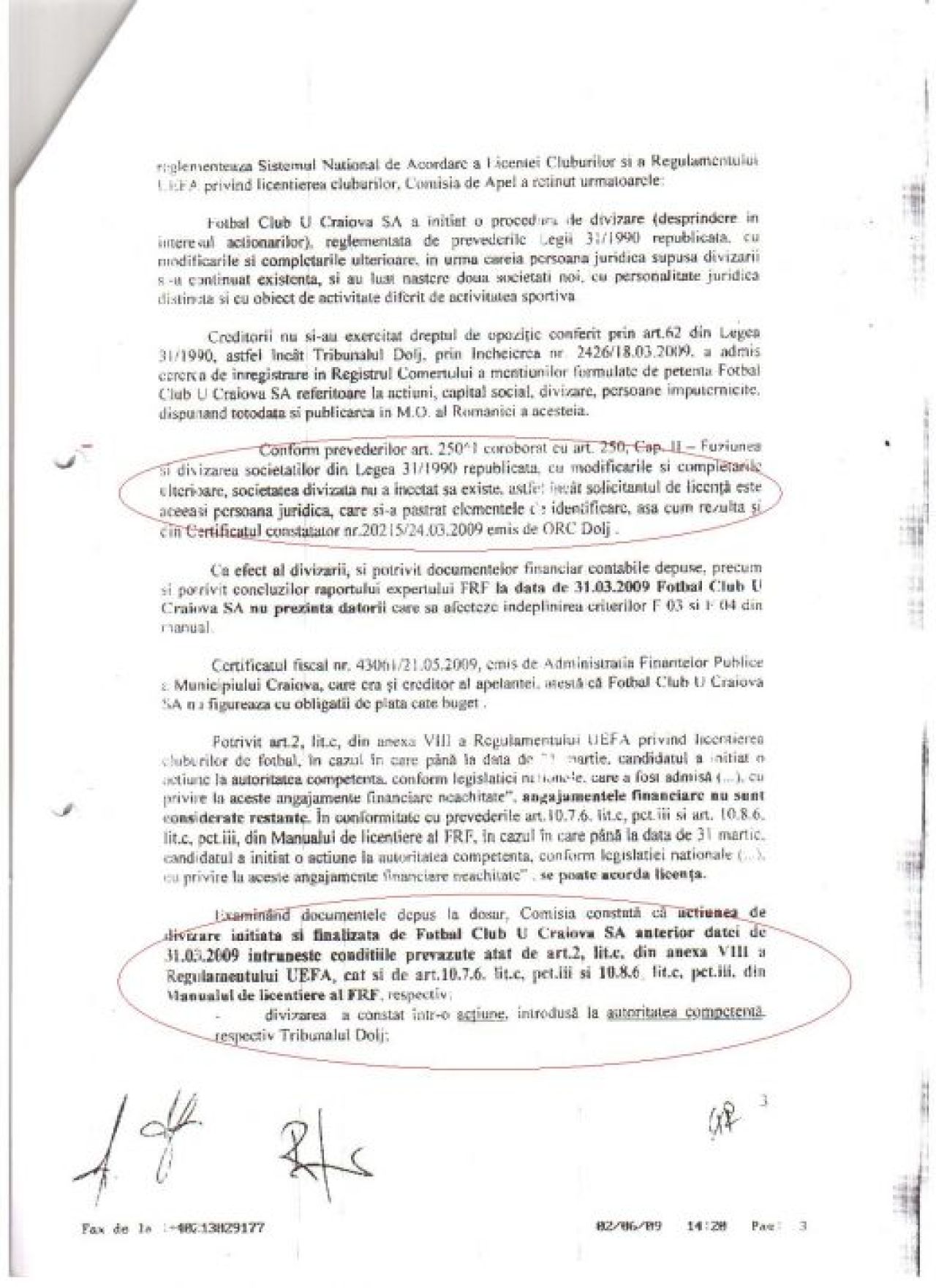 Mititelu nu renunta si acuza Comisia de licentiere de ABUZ! Vezi documentele Craiovei:_2