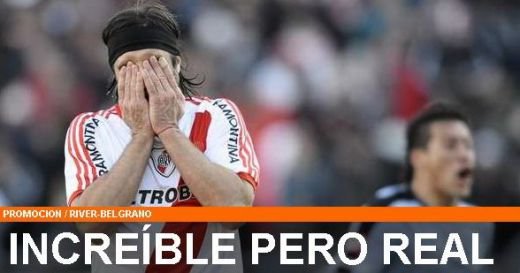 VIDEO & FOTO: Don't cry for me, Argentina! River a retrogradat pentru prima oara in 110 ani! River Plate 1-1 Belgrano _2