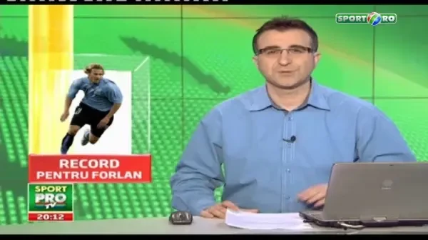 Forlan a intrat in cartea recordurilor. E fotbalistul cu cea mai mare caricatura din lume.