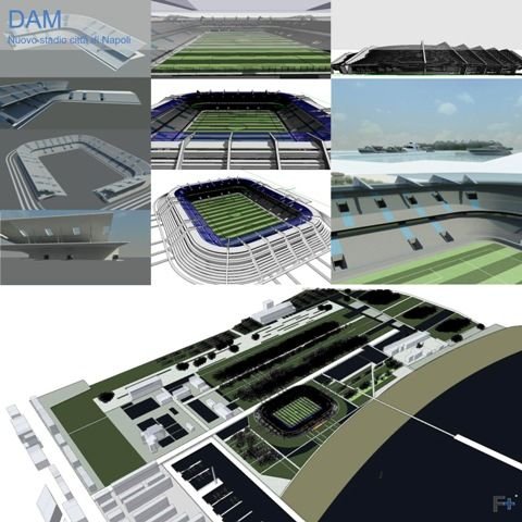 FOTO: Napoli isi face stadion nou! Cum va arata senzationala arena 
