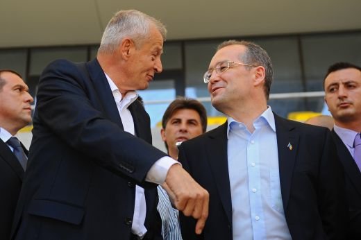 FOTO / Premierul Boc si Oprescu au fost pe 