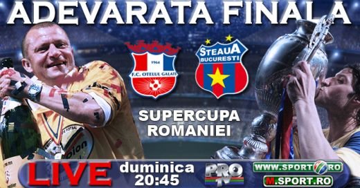 Otelul e favorita antrenorilor romani! Gigi: Nici nu am emotii, n-au sanse cu noi! Cine ia Supercupa?