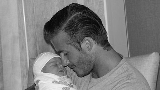FOTO / Prima poza cu fiica lui Beckham, Harper Seven!