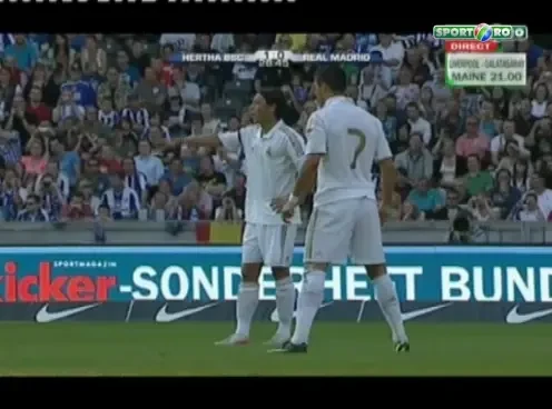 Hertha 1-1 Real Madrid! GOL Cristiano Ronaldo