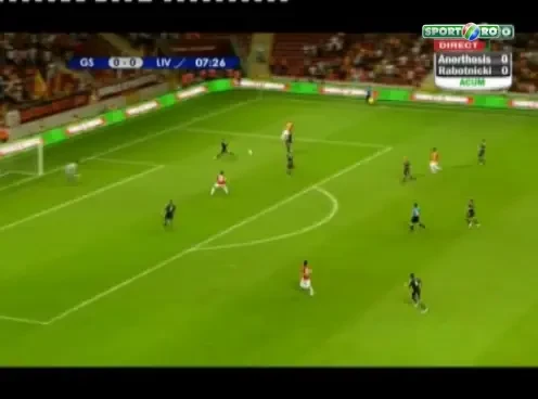 Galatasaray 1-0 Liverpool! GOL Baros
