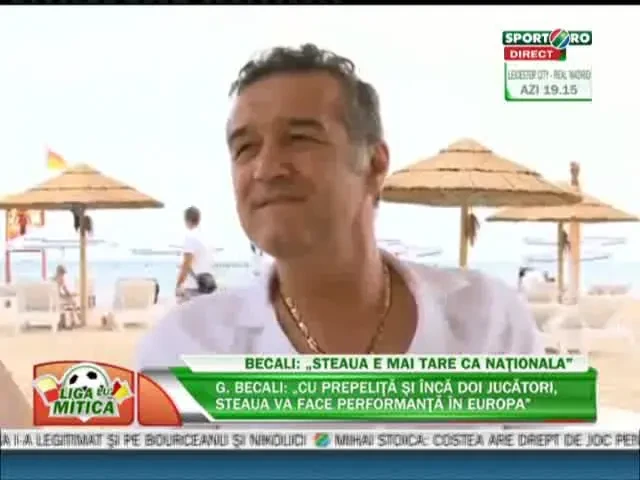 VIDEO Becali a facut SHOW la mare! A ascultat Bob Marley la terasa si s-a dezbracat in fata camerelor!
