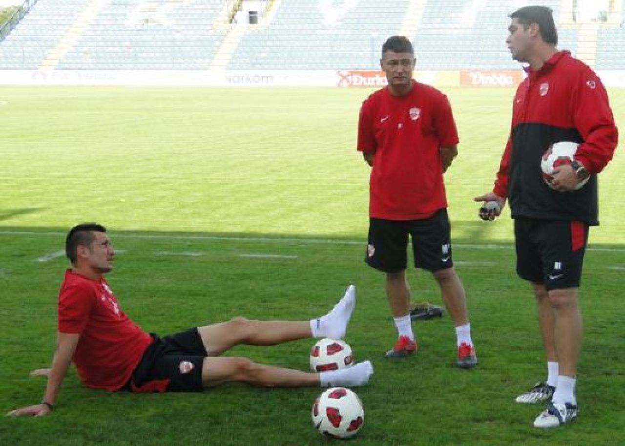 FOTO! Dinamo a facut primul antrenament la Varazdin: