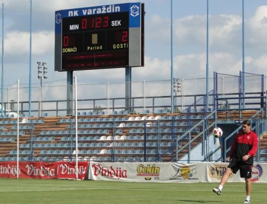 FOTO! Dinamo a facut primul antrenament la Varazdin: 