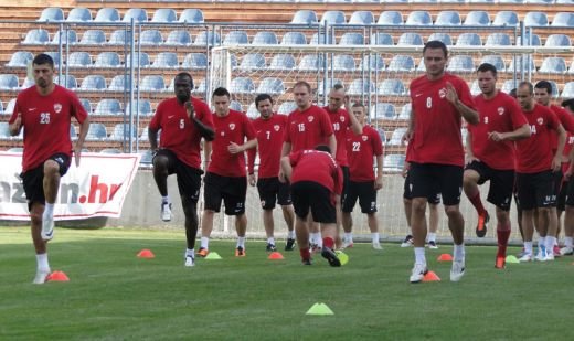 FOTO! Dinamo a facut primul antrenament la Varazdin: 