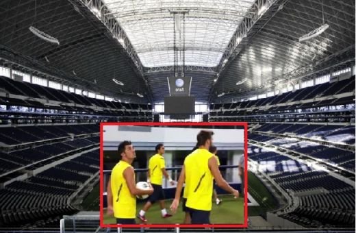 Barca s-a antrenat pe Cowboys Stadium! REACTIA incredibila a jucatorilor cand au vazut arena de 110.000 de locuri: