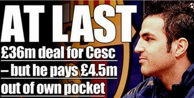 S-a terminat TELENOVELA ANULUI! Fabregas e jucatorul Barcei! Da bani de acasa ca sa plece! Cine mai pleaca de la Arsenal: