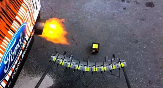 Block&nbsp;in foc! Balaurul de 650 de cai arde-n flacari!