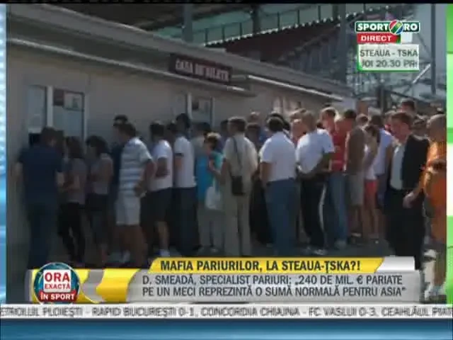 VIDEO! Isterie la Cluj pentru un bilet la Steaua - TSKA! Vezi cum s-au ingramadit oamenii la casele de bilete