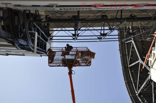 FOTO! Aproape toate scaunele au fost montate pe Cluj Arena! Cum arata azi stadionul de LUX