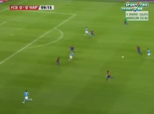 Barcelona - Napoli | Cavani deschide scorul din ofsaid!