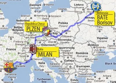 Barcelona BATE drumul in Liga! Zboara 3.228 de km in grupe! Jucatorul de care se tem pana si martienii lui Pep: