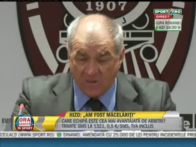 Scandal MONSTRU dupa CFR - Vaslui! Hizo si Porumboiu acuza arbitrajul: "Ne-au macelarit!"
