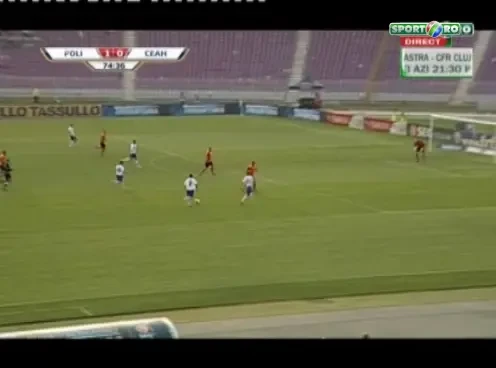 Gol Curtean in Poli 2-0 Ceahlaul