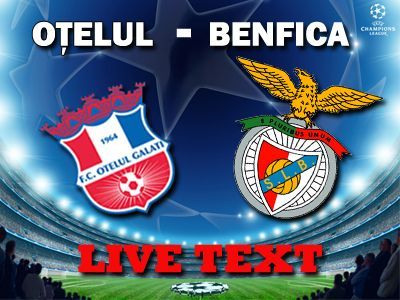 RusiLiga Campionilor! Otelul, fara puncte si fara spectatori, la un pas de eliminarea din Europa: Otelul 0-1 Benfica! _1