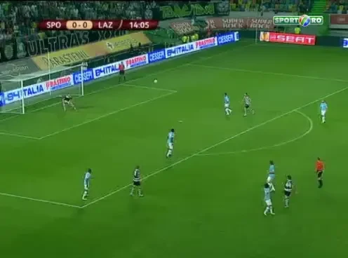 VIDEO Sporting a dus-o pe Vaslui pe 2 in grupa, peste Lazio! Vezi golul magic al lui Wolfswinkel, cu CALCAIUL!