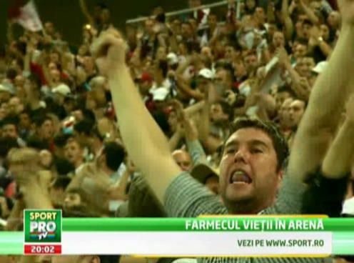 Fanii Rapidului au facut cea mai frumoasa atmosfera pe National Arena! Copos i-a laudat: Au fost imperiali