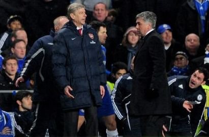 Ancelotti se bucura pentru fiecare infrangere a lui Wenger! Primul antrenor care ridica mana sus pentru Arsenal!