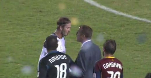 VIDEO INCREDIBIL! Beckham a turbat: Aproape s-a luat la bataie cu un antrenor de la REAL