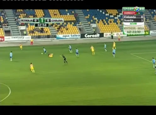 Petrolul nu bate nici in amicale pe OZN Arena! Petrolul 1-1 Chiajna! Primul gol al lui Vali Badea de la revenire, super reusita din lovitura libera!