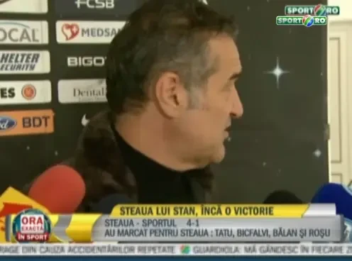 VIDEO: SHOW cu Gigi dupa Steaua 4-1 Sportul! Cum a reactionat cand i-a vazut pe Radut si Fratii Costea langa vestiar