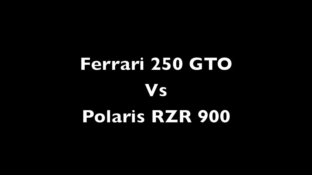 VIDEO: Baietii stiu sa se distreze ! Cursa de vis intre un Ferrari si un ATV !