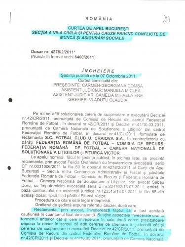 FOTO / Mititelu vine cu DOVADA! Nu a dat FRF in judecata! De ce a fost dezafiliata Craiova?_2