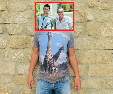Tricoul cu GIRAFE facut celebru de Florin Costea a ajuns in Anglia! Nu o sa ghicesti cine il poarta :)