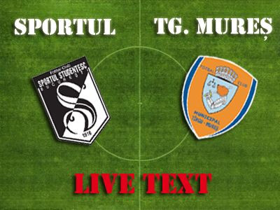 Sportul 1-1 Targu Mures! Curelea, inger si demon! Doua ratari imense in ultimele 10 minute pentru atacantul dorit de Steaua