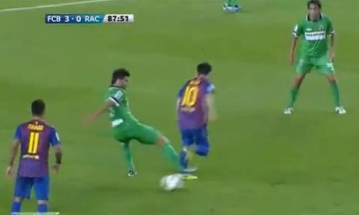 Messi a facut BALET cu fundasii de la Santander! Cum a ISTERIZAT tribunele cu o schema de mingicar! SUPERVIDEO