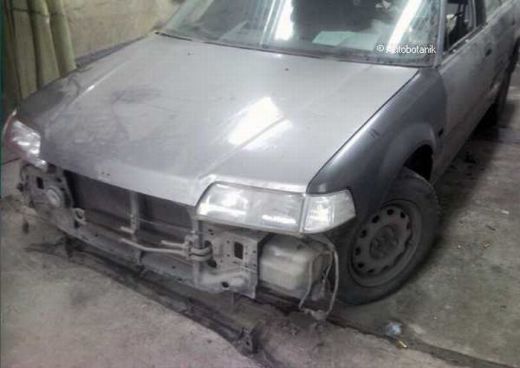 Si-a facut masina ca in GUMA TURBO! De la o Honda prafuita la un CIVIC CRX ca acum 20 de ani!_7