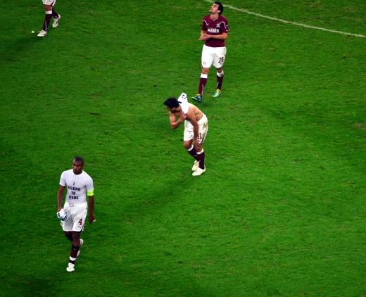 FOTO: Pancu a rabufnit! Gest necontrolat al rapidistului la finalul meciului cu Legia si atac dur la adresa colegilor:_7