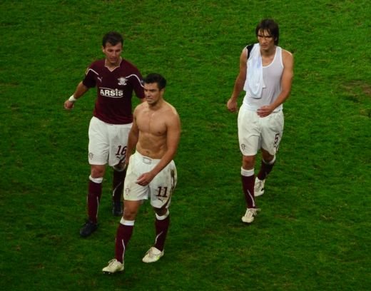FOTO: Pancu a rabufnit! Gest necontrolat al rapidistului la finalul meciului cu Legia si atac dur la adresa colegilor:_8