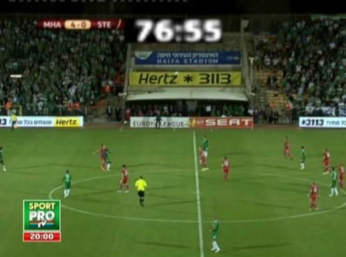 VIDEO TIKI TAKA Varzelona! Steaua a fost facuta PRAF de Maccabi cu o capodopera: 38 de pase si 41 de ATINGERI inainte de gol!