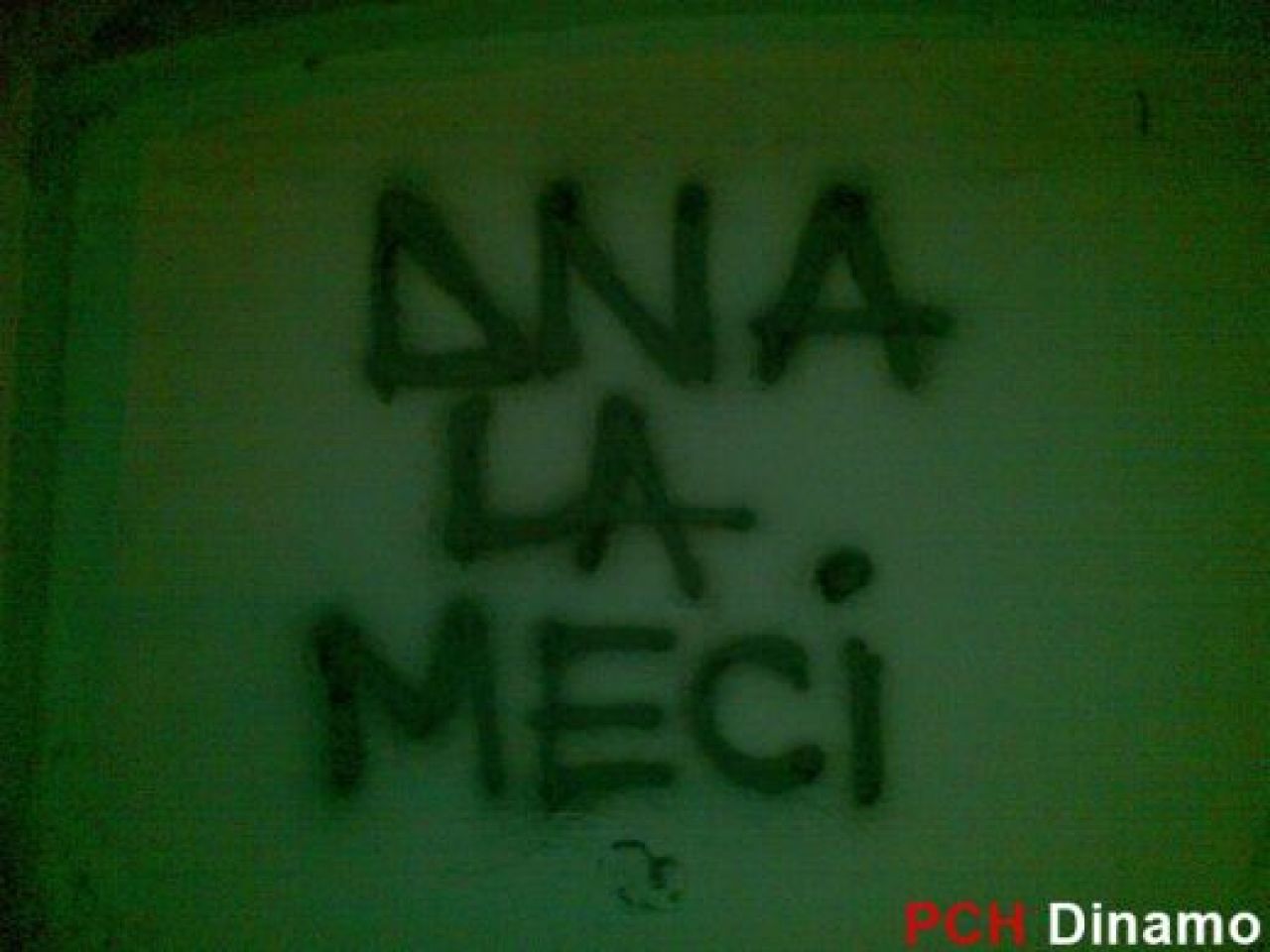 FOTO / Dinamovistii continua protestul! Au scris din nou pe zidurile stadionului:
