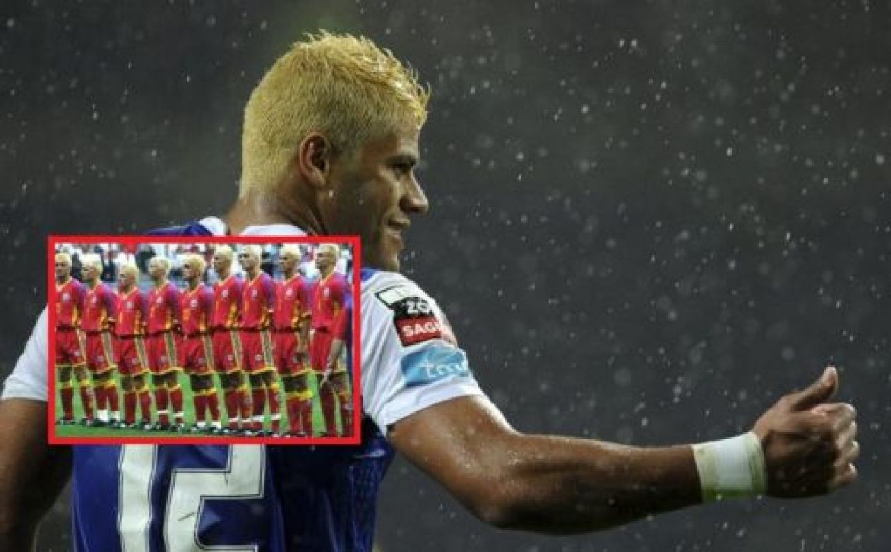 Horror look! El e cel mai mare fan al 'Generatiei de aur': s-a vopsit blond si a inscris un super gol!_4
