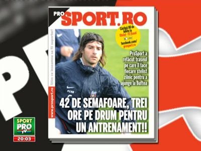 Citeste in Prosport de joi: Prin ce trec jucatorii Stelei pentru a juca fotbal!