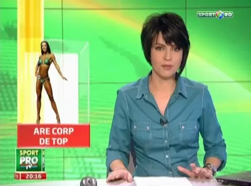 VIDEO Ea e femeie de care se teme orice fotbalist din Liga I! Andra Voicu, locul 3 la mondialele de fitness!