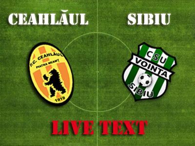 Ceahlaul a intors rezultatul dupa ce a fost condusa: Ceahlaul 2-1 Vointa Sibiu!