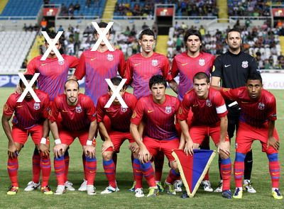 Steaua este DECIMATA! Are 9 absente iar rezervele au o medie de&nbsp; varsta de 18,5 ani! Cum arata SINGURUL 11 posibil cu Maccabi: &nbsp;