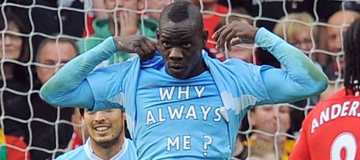 NEBUNUL care a fermecat Liga Campionilor si Anglia! 15 motive pentru care Balotelli este cel mai frumos TACANIT din Europa :)